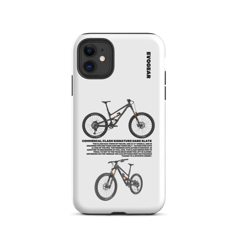 White Clash Signature Dark Slate iPhone Case product image (47)