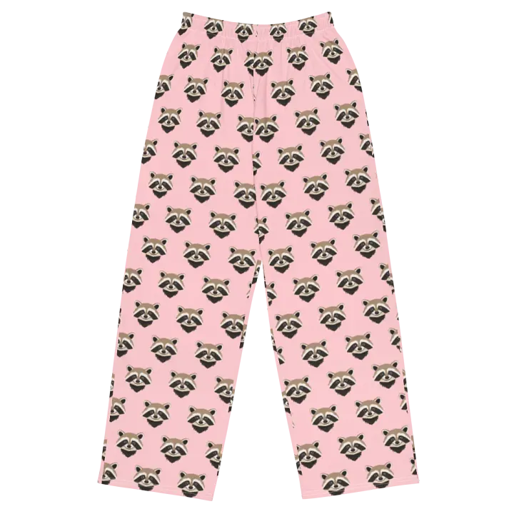 Raccoon Dreamland Wide-Leg Lounge Pants in Pink product image (1)