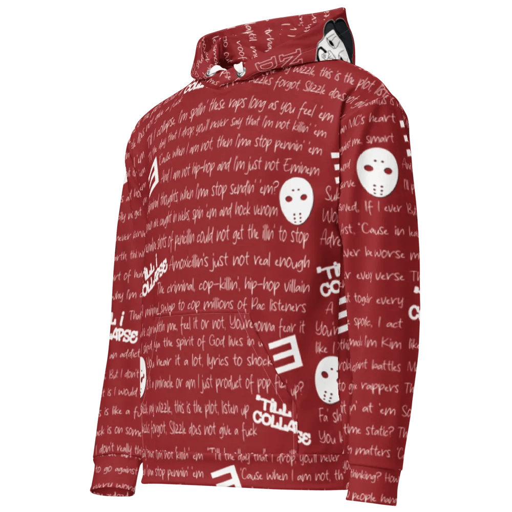 'Till I Collapse - Eminem - RED - Unisex Hoodie product image (1)