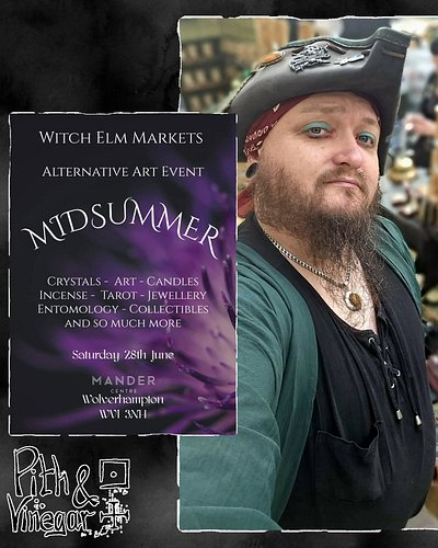 I’ll be trading at the Witch Elm Midsummer Market on Saturday 28th June at the Mander Centre, Wolverhampton, surrounded by go...