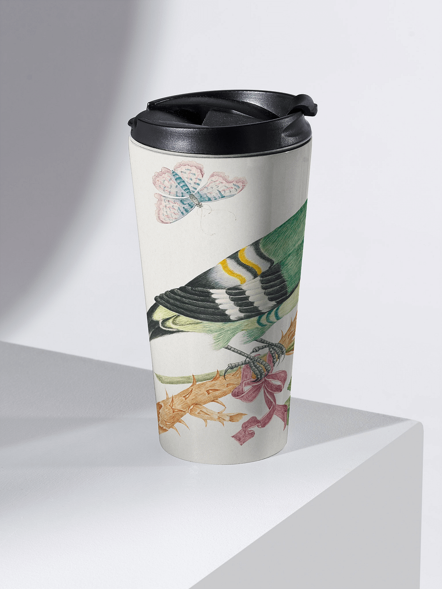 Vibrant Avian Paradise Stainless Steel Travel Mug product image (2)