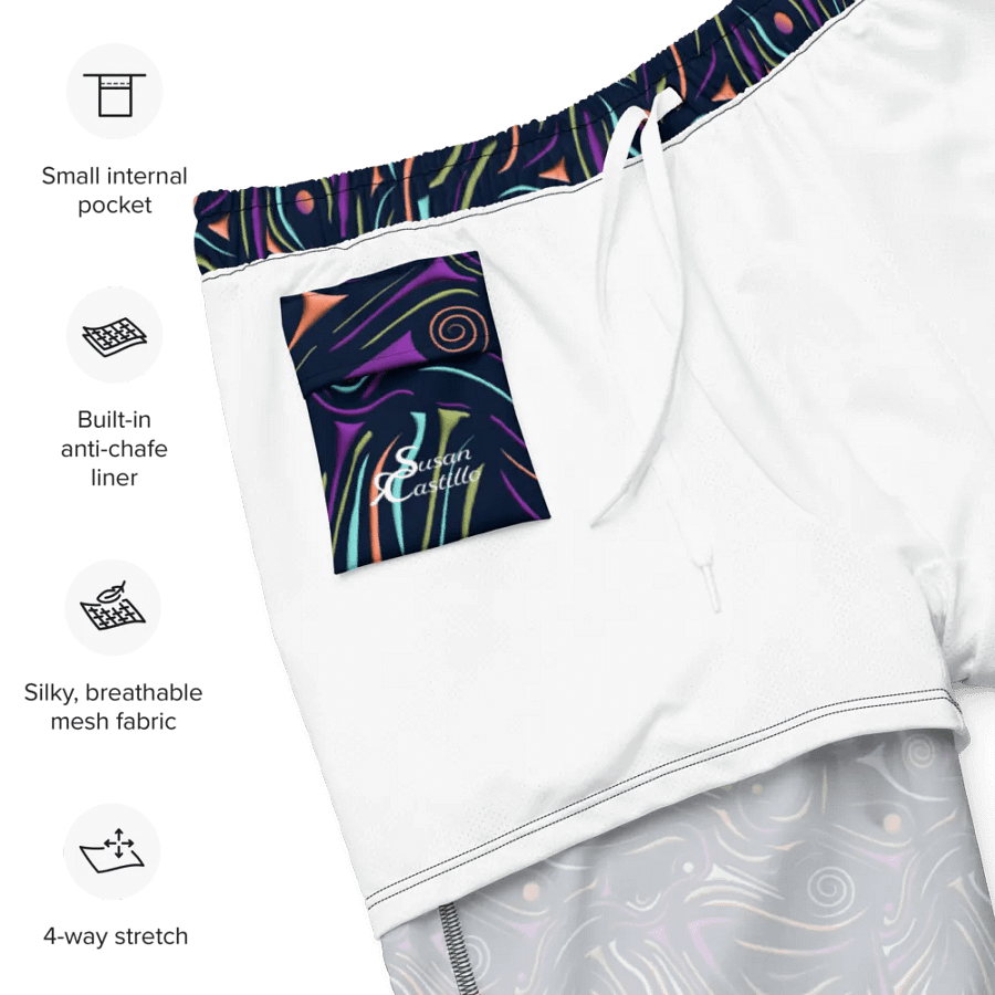 Birds in Motion Swim Trunks product image (3)