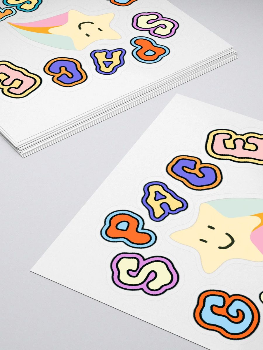 Space Ghostie Star Stickie product image (12)