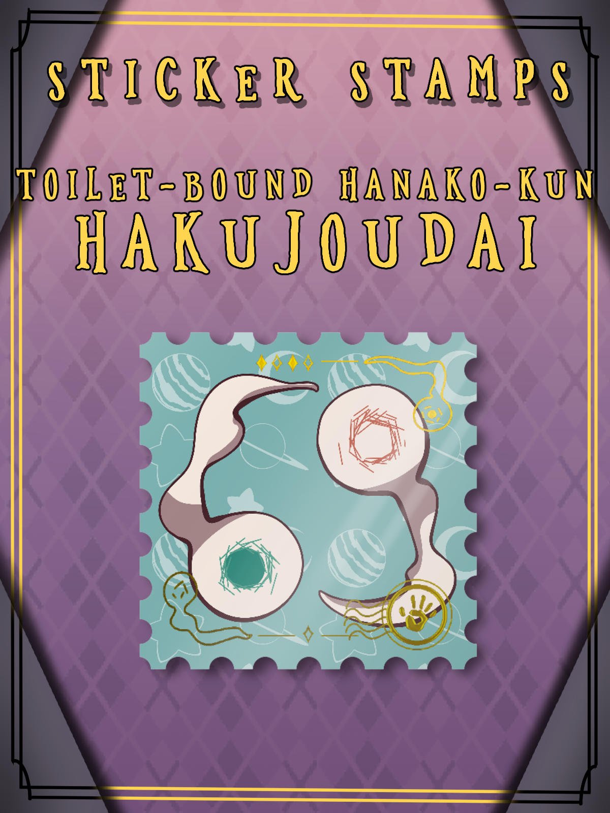 Sticker Stamps - Toilet Bound Hanako-kun - Hakujoudai product image (1)