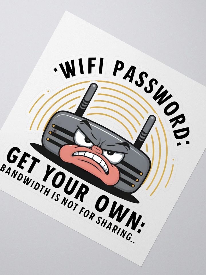Wifi Password Sticker product image (6)