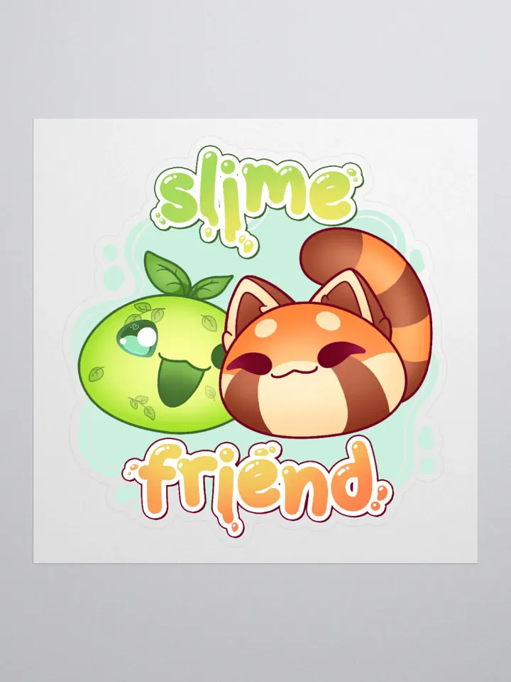 Slime Friend Kiss Cut Sticker product image (3)