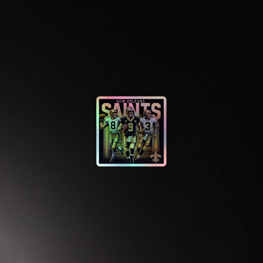 New Orleans Saints Holographic Football Players Sticker Sheet product image (4)