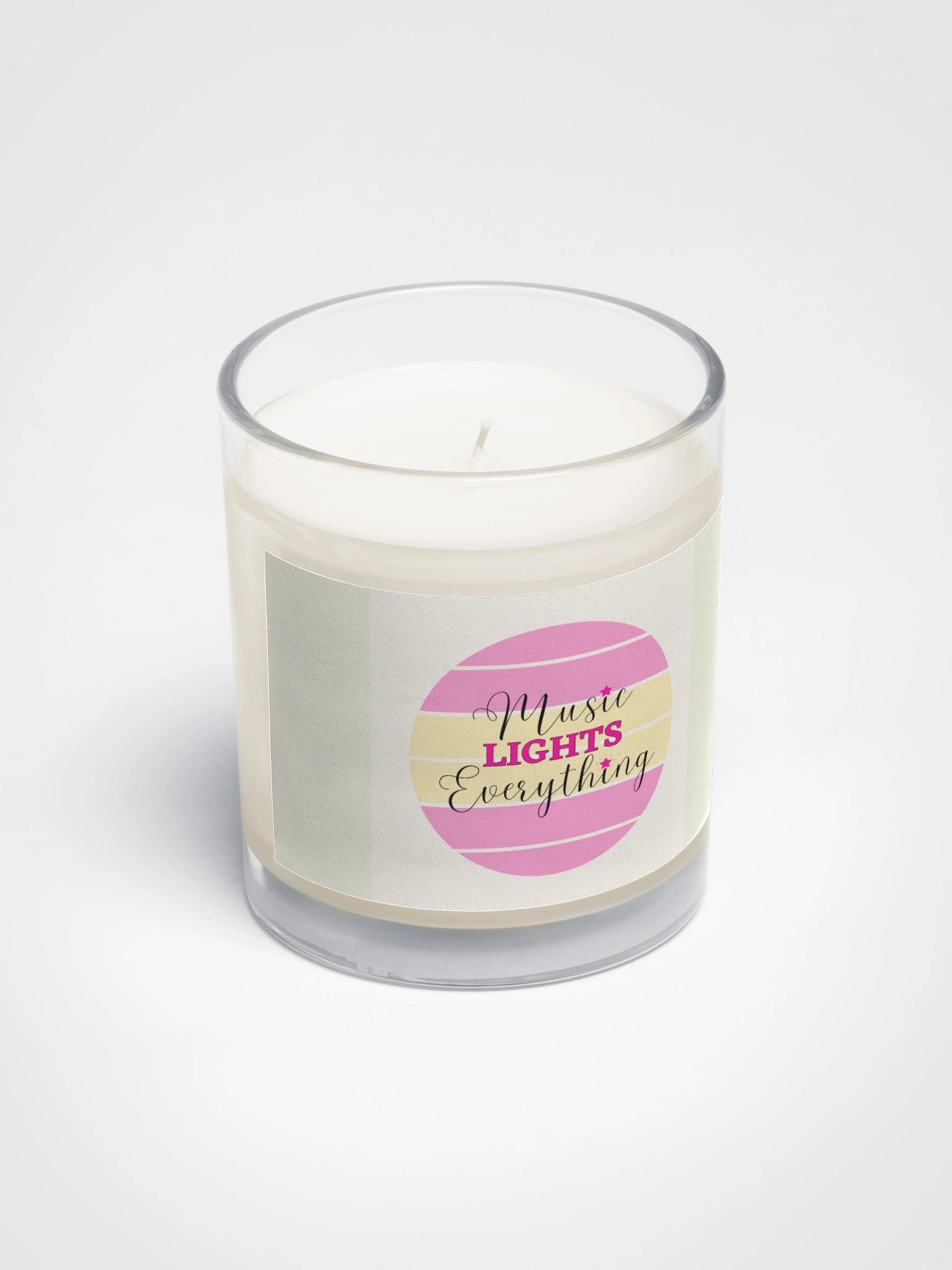 MUSIC LIGHTS EVERYTHING Soy Wax Candle product image (2)