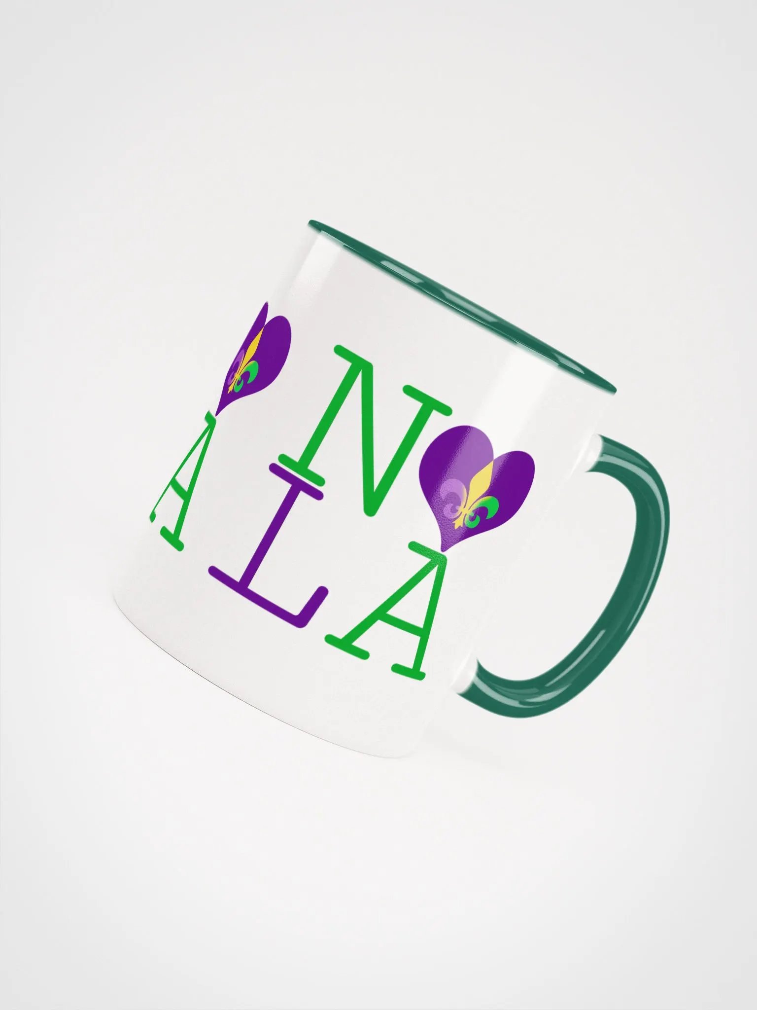 I LOVE NOLA **BIGSHOT COLOR MUG** (MARDI GRAS) product image (54)