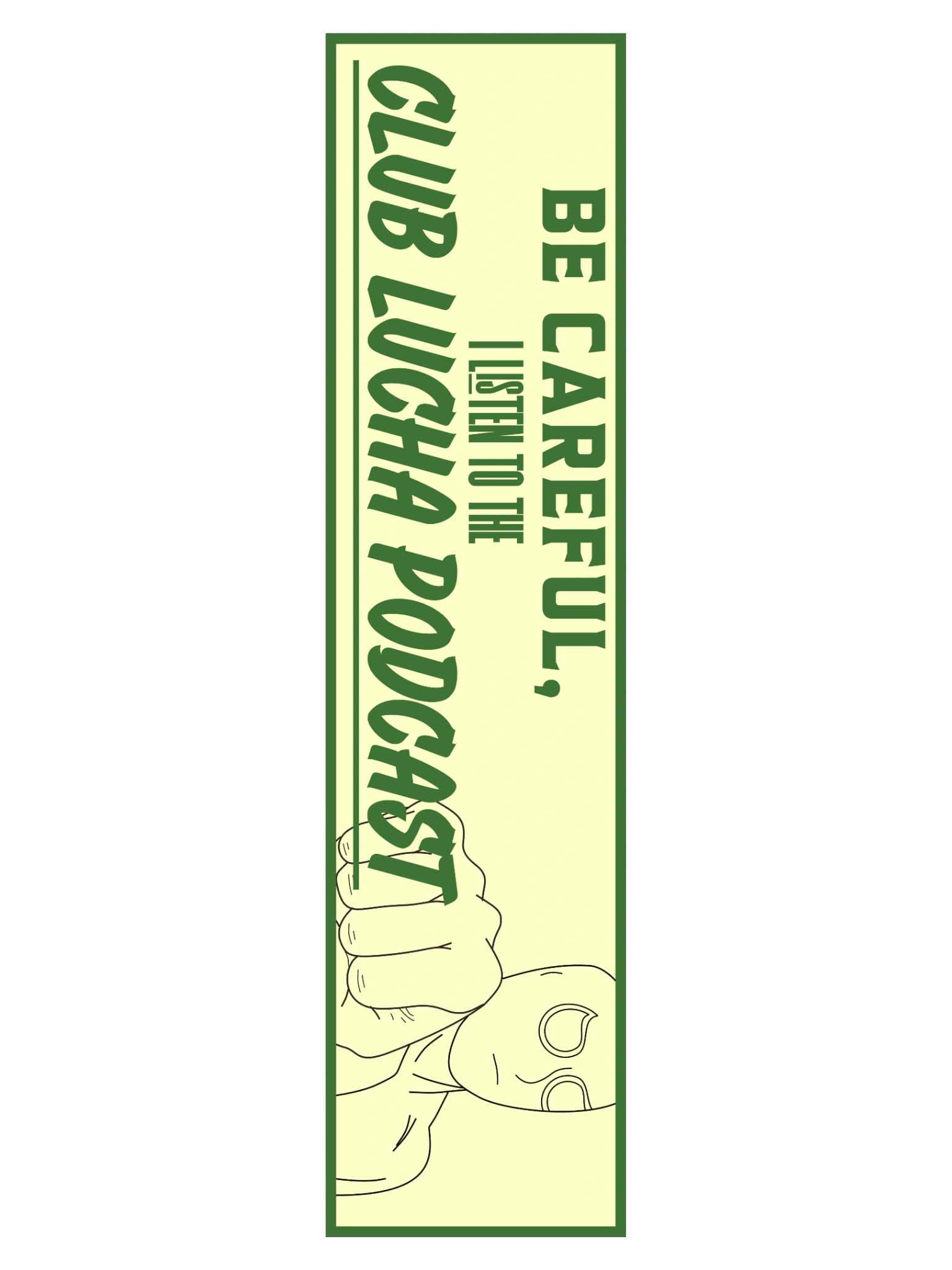 Club Lucha Podcast Listener Bumper Sticker product image (3)