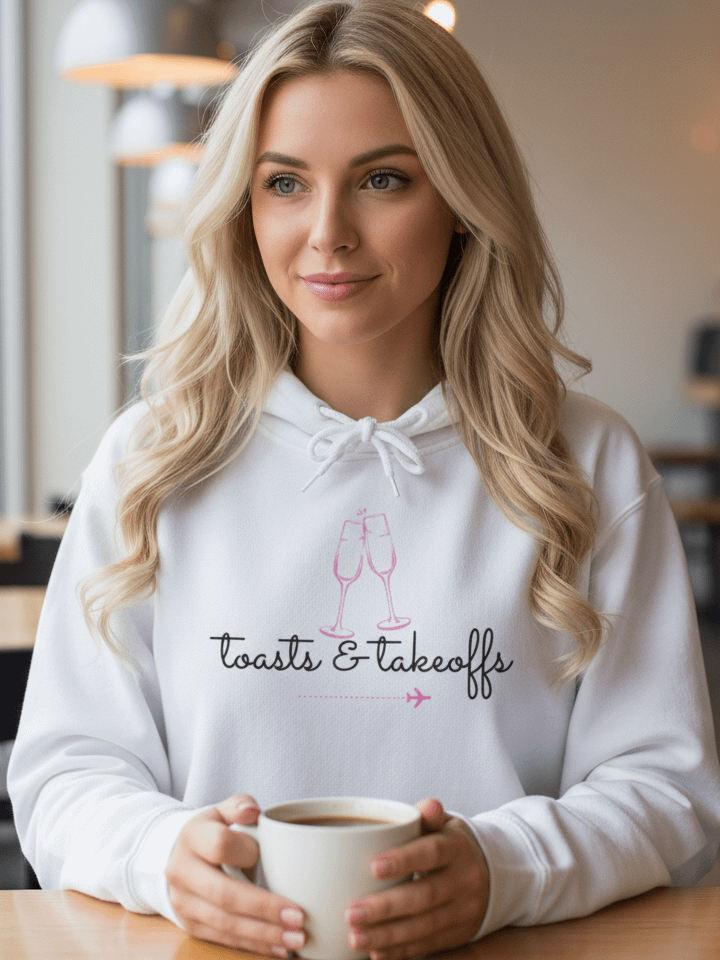Toasts and Takeoffs Hoodie product image (1)