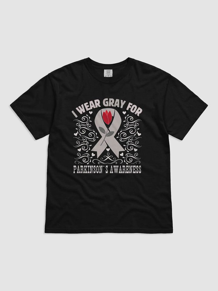 I Wear Gray For Parkinson Awareness, Flourish Comfort Colors T-shirt product image (2)