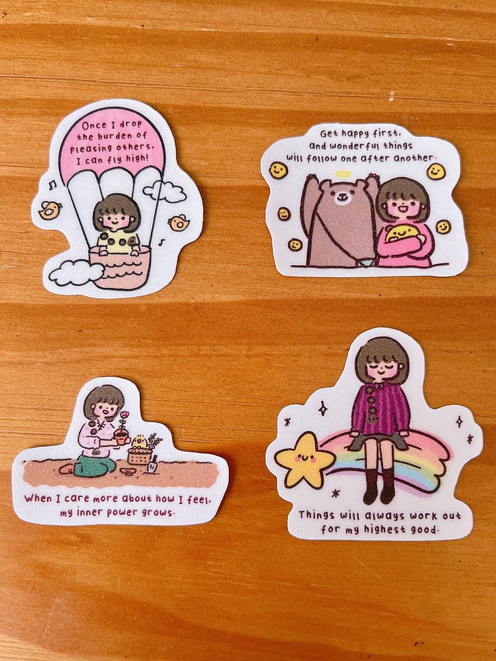 Positivity Glitter Stickers Bundle #3 product image (1)