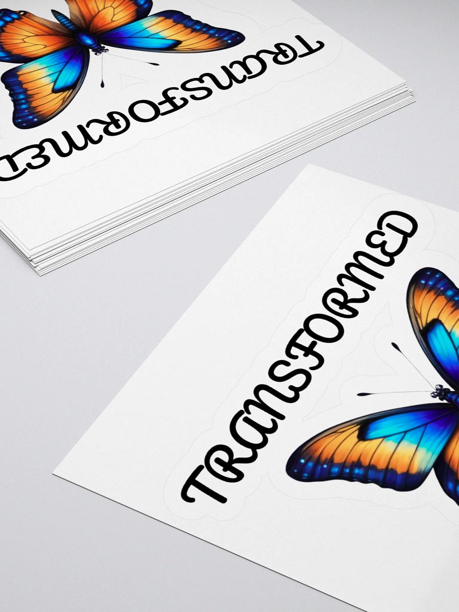 Vibrant Butterfly Kiss Cut Stickers product image (4)