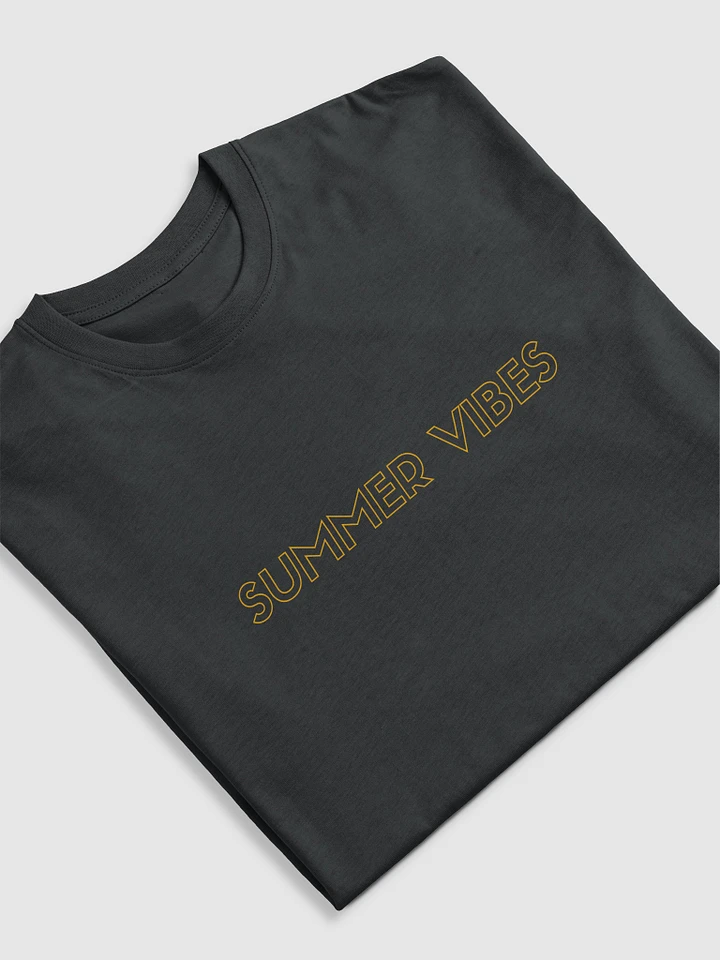Summer Vibes Outline Men Oversize Fit T-Shirt - Black product image (1)