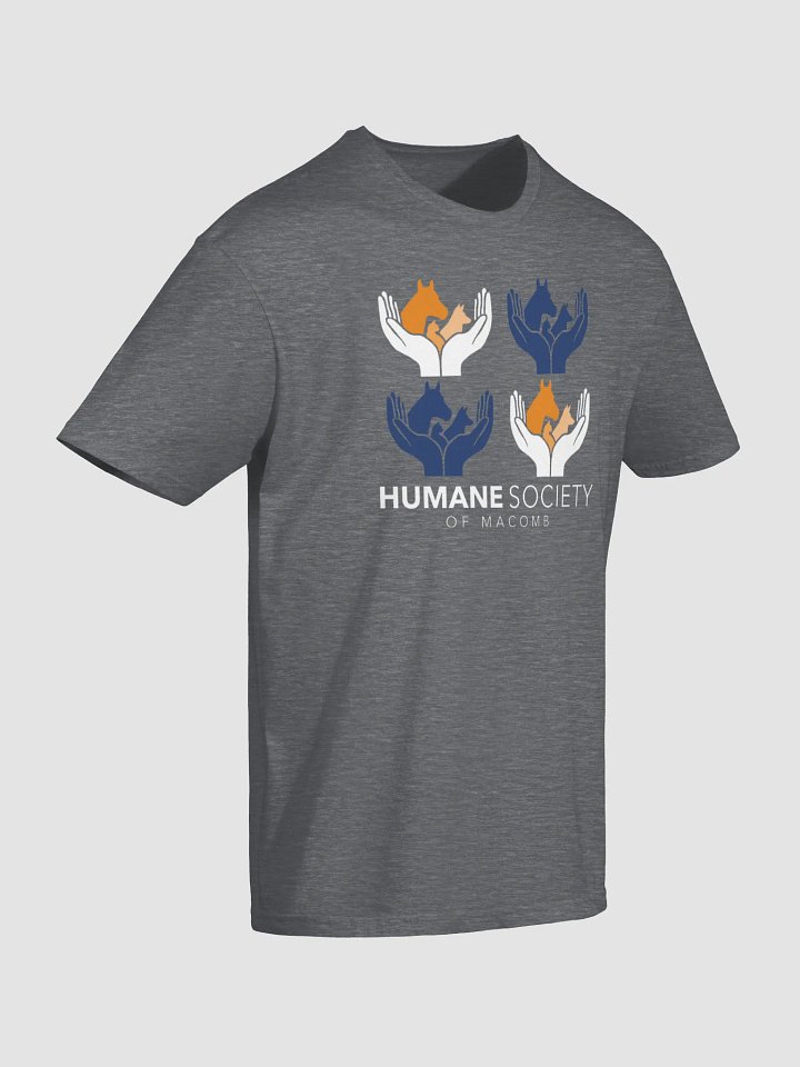 Humane Society of Macomb Colored Logo T-Shirt product image (2)
