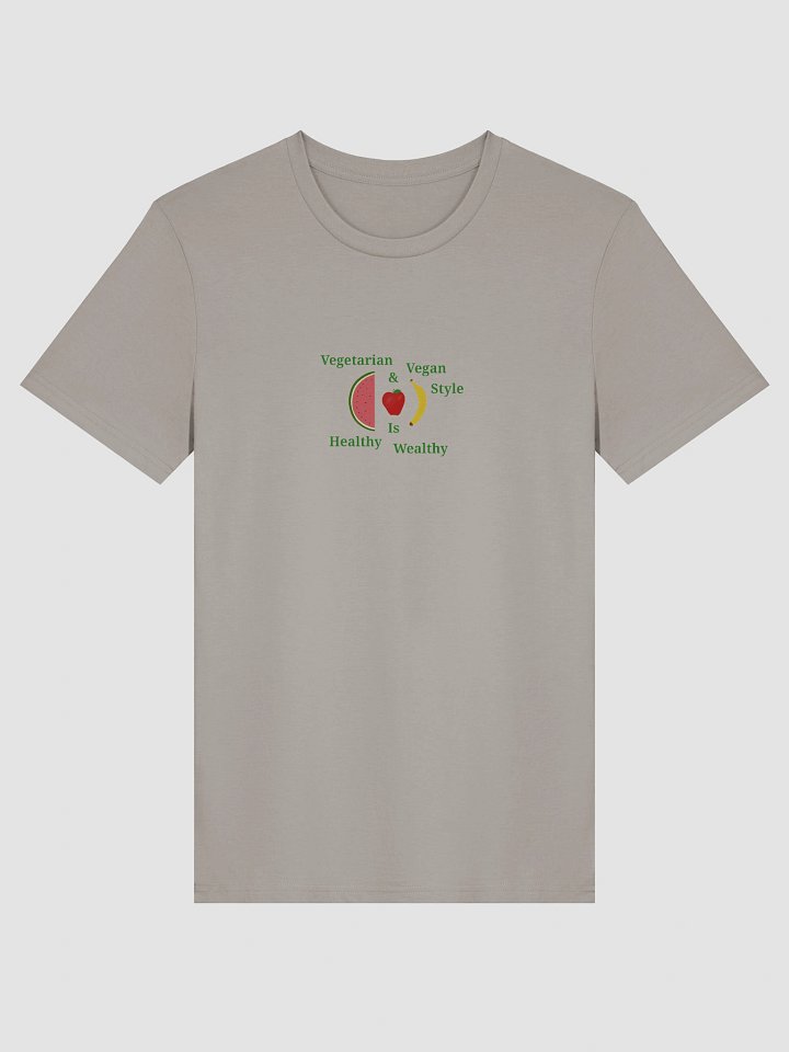 Healthy & Wealthy Vegetarian/Vegan Organic Tee product image (1)