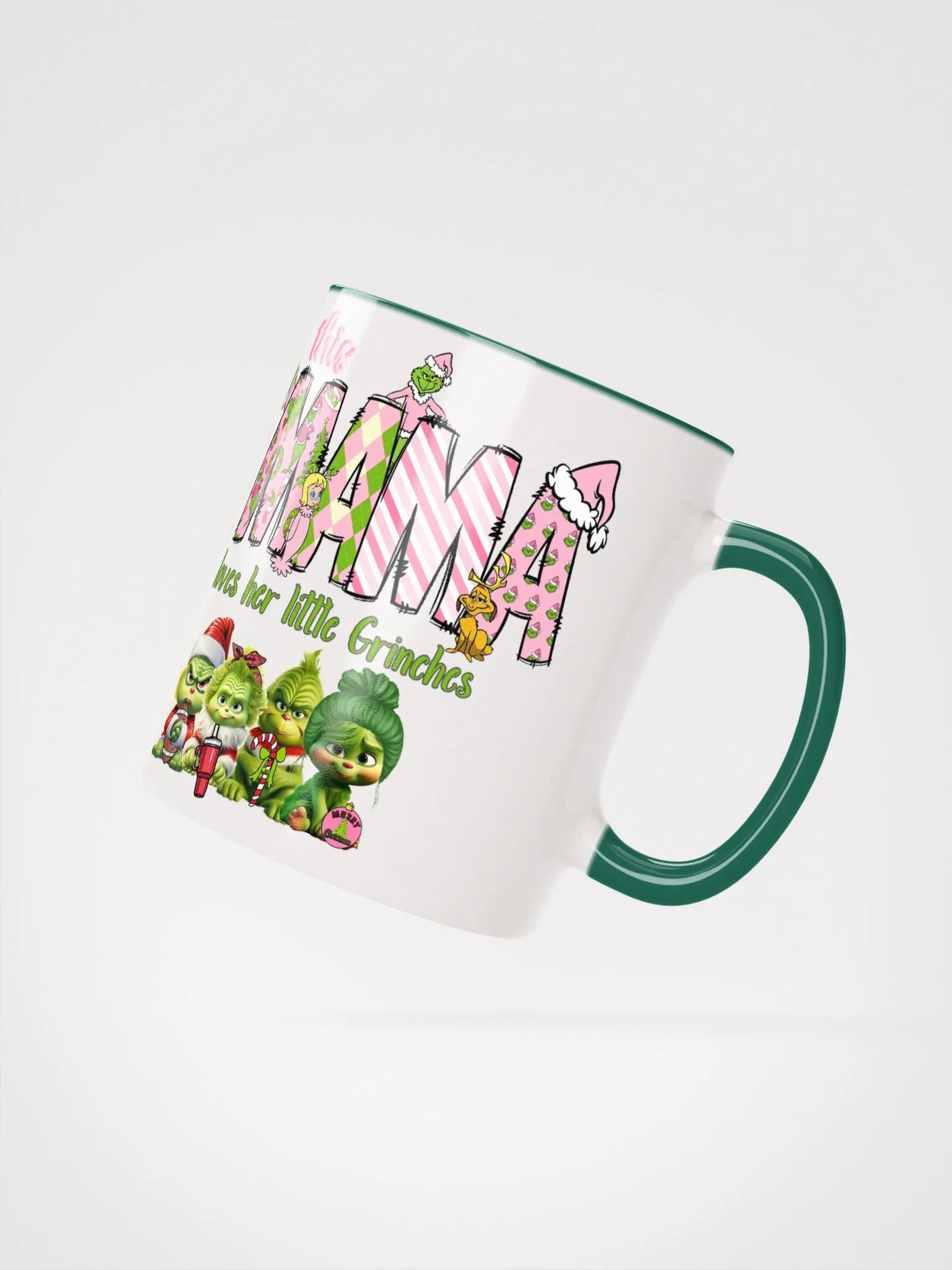 Festive Mama Grinches Ceramic Mug product image (9)