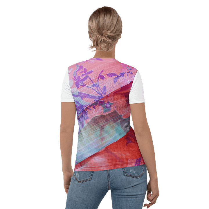 Paradise Breeze White Women's Print T-Shirt product image (1)