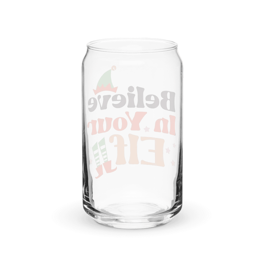 Believe In Your Elf Can-Shaped Glass product image (38)