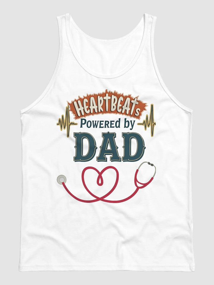 Dad Heartbeats Jersey Tank product image (3)