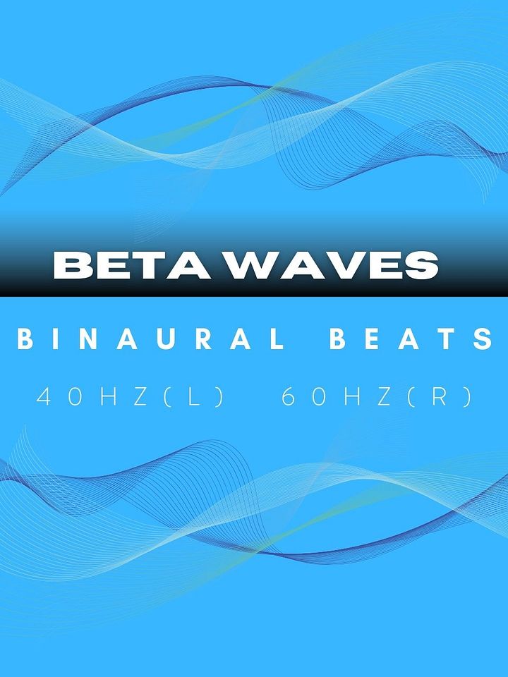 Beta Wave Binaural Beat 40 (L) 60(R) product image (1)