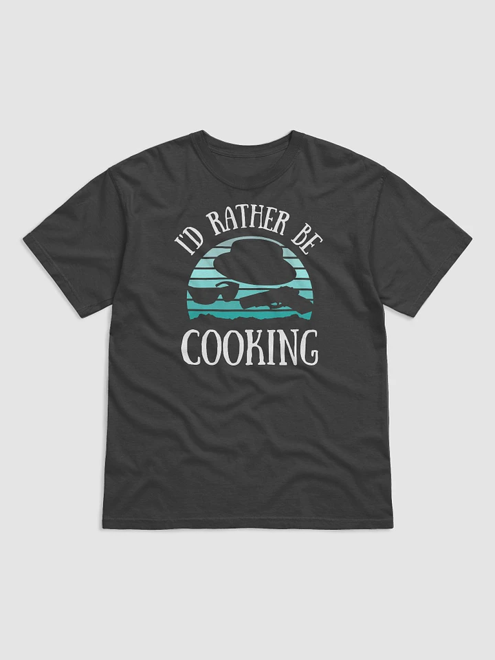 I'd Rather Be Cooking Blue Magic Sunset Tee product image (1)