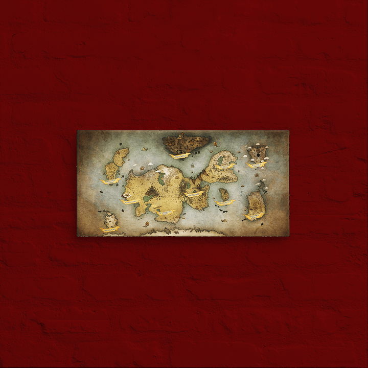 Everinthian | "World Map" Painting product image (1)