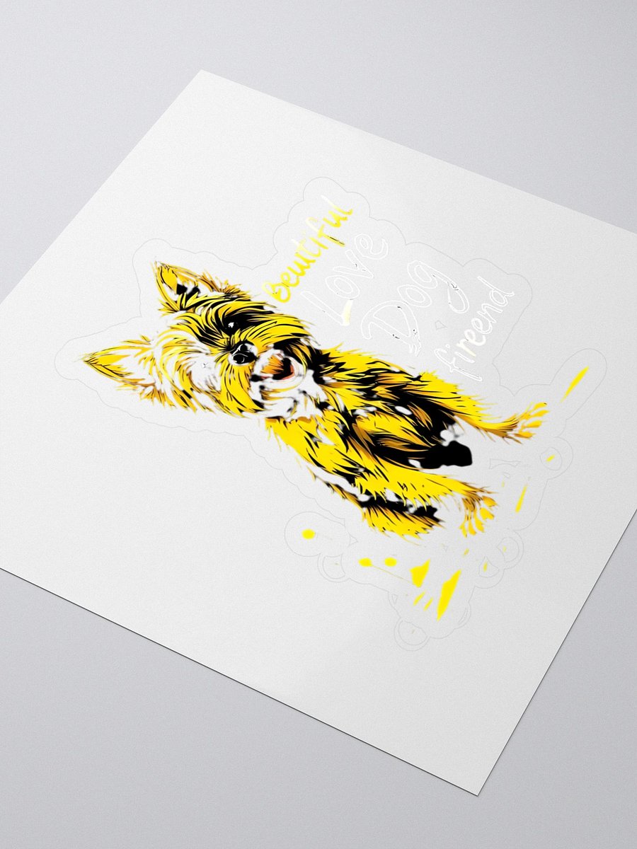 Love Dog Kiss Cut Stickers product image (3)