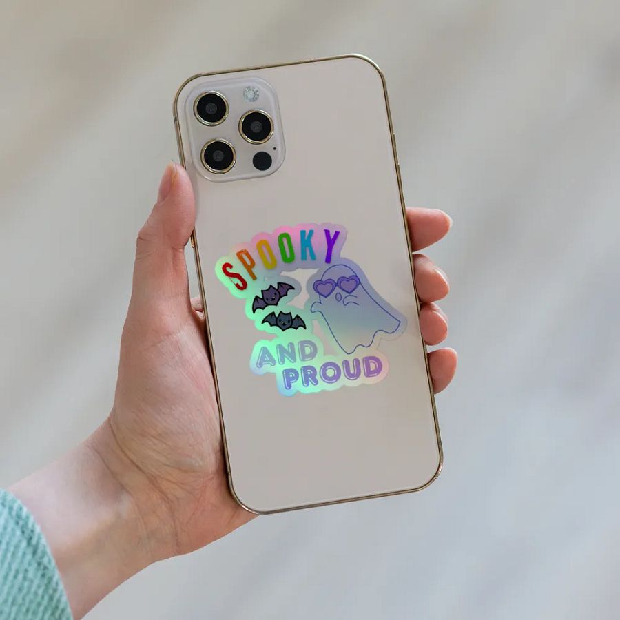 Spooky Ghost Holographic Sticker Sheet product image (6)