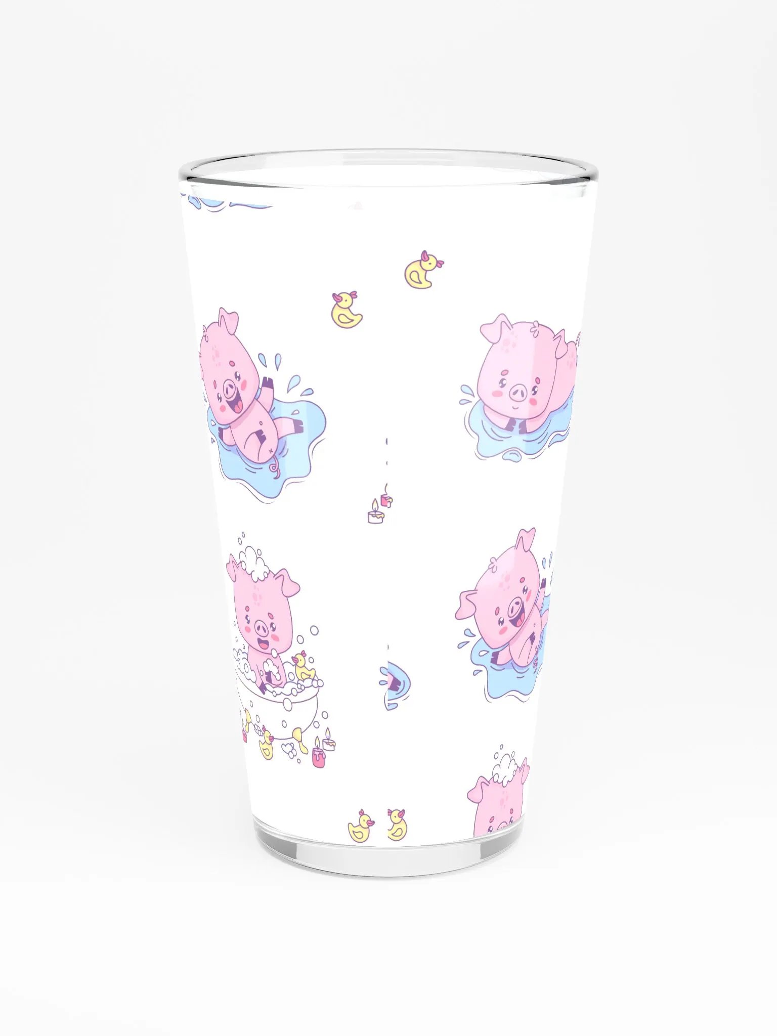Playful Pink Piglet Shaker Pint Glass product image (3)