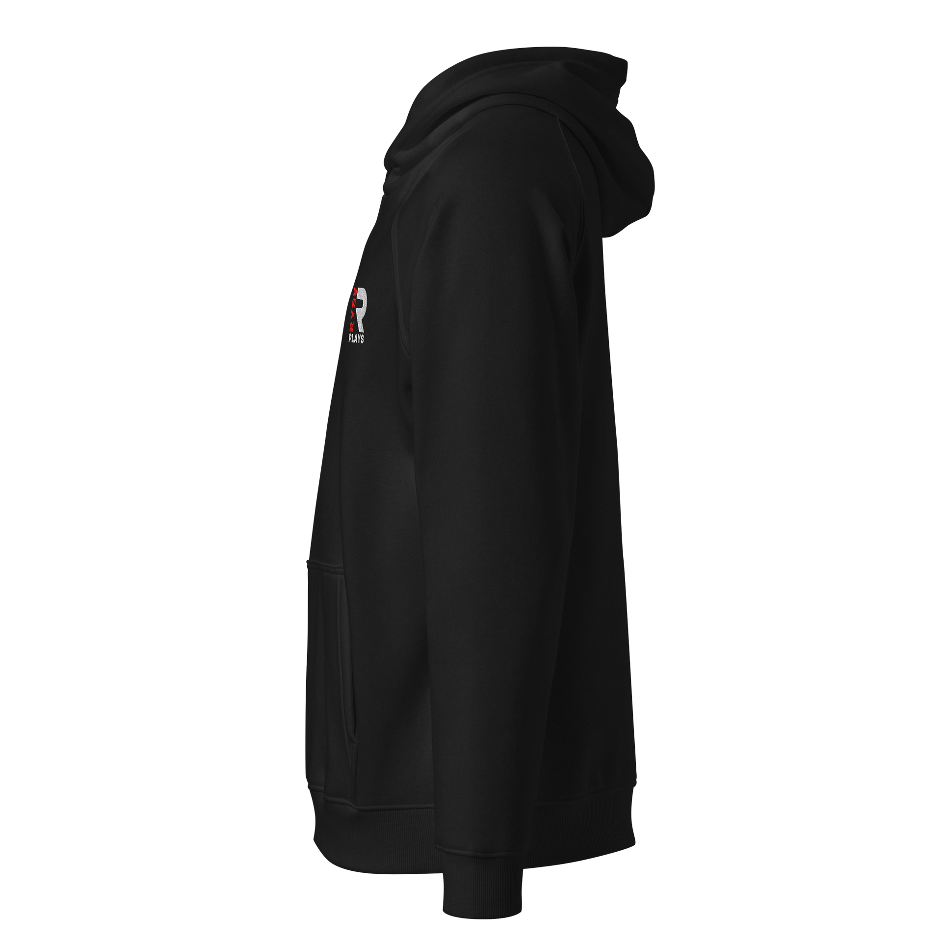 Ryse Plays: Hoodie Embroided (White & Red Logo) product image (3)