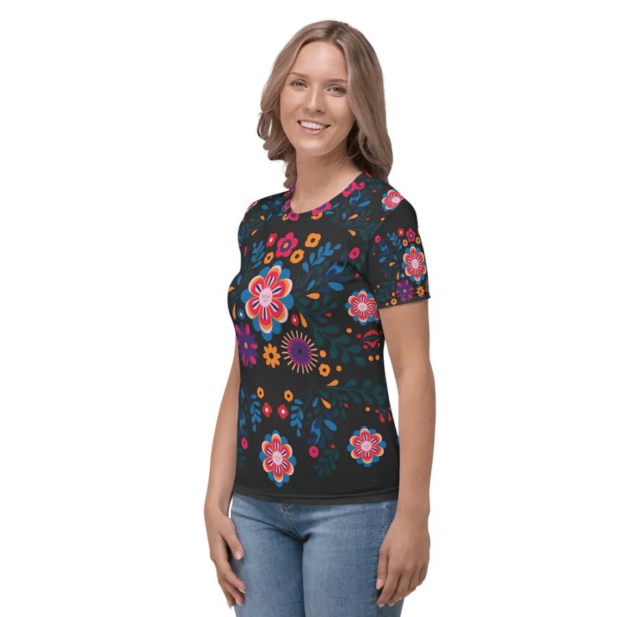 Positive Vibes Women's All-Over Print Tee product image (6)