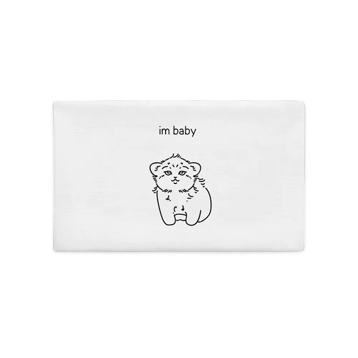 I'm Baby Manul - Pillow Case product image (2)