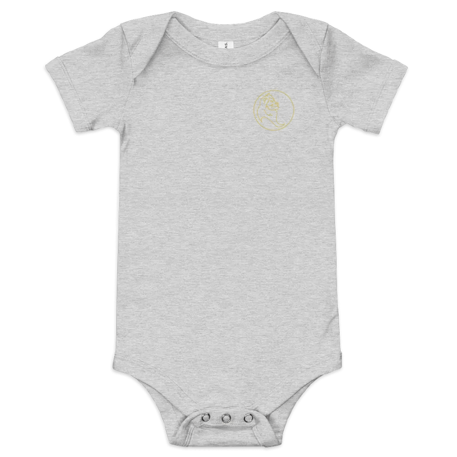 Golden Leo Circle Baby Onesie product image (4)
