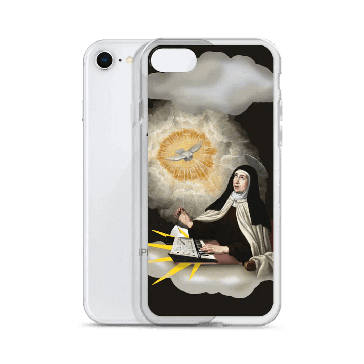 Santa Teresa de Odyssey by Frank Fonik, Techno EDM Clear Case for iPhone® product image (2)