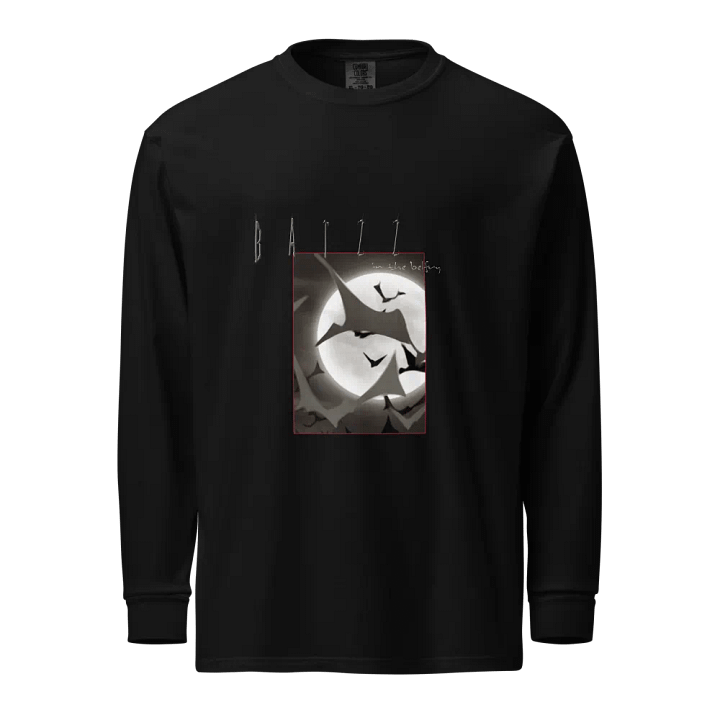 BATZZ in the belfry black long-sleeve t-shirt product image (1)