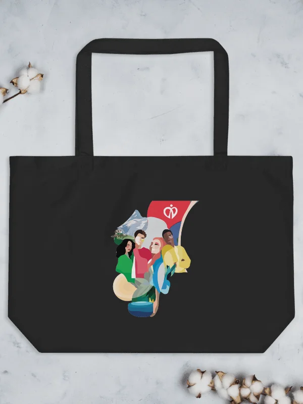 ORGANIC COTTON TOTE BAG OVERSIZED – PLANETARY COLLABORATION product image (3)