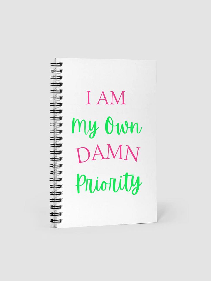 My Own DAMN Priority – Spiral Journal product image (1)