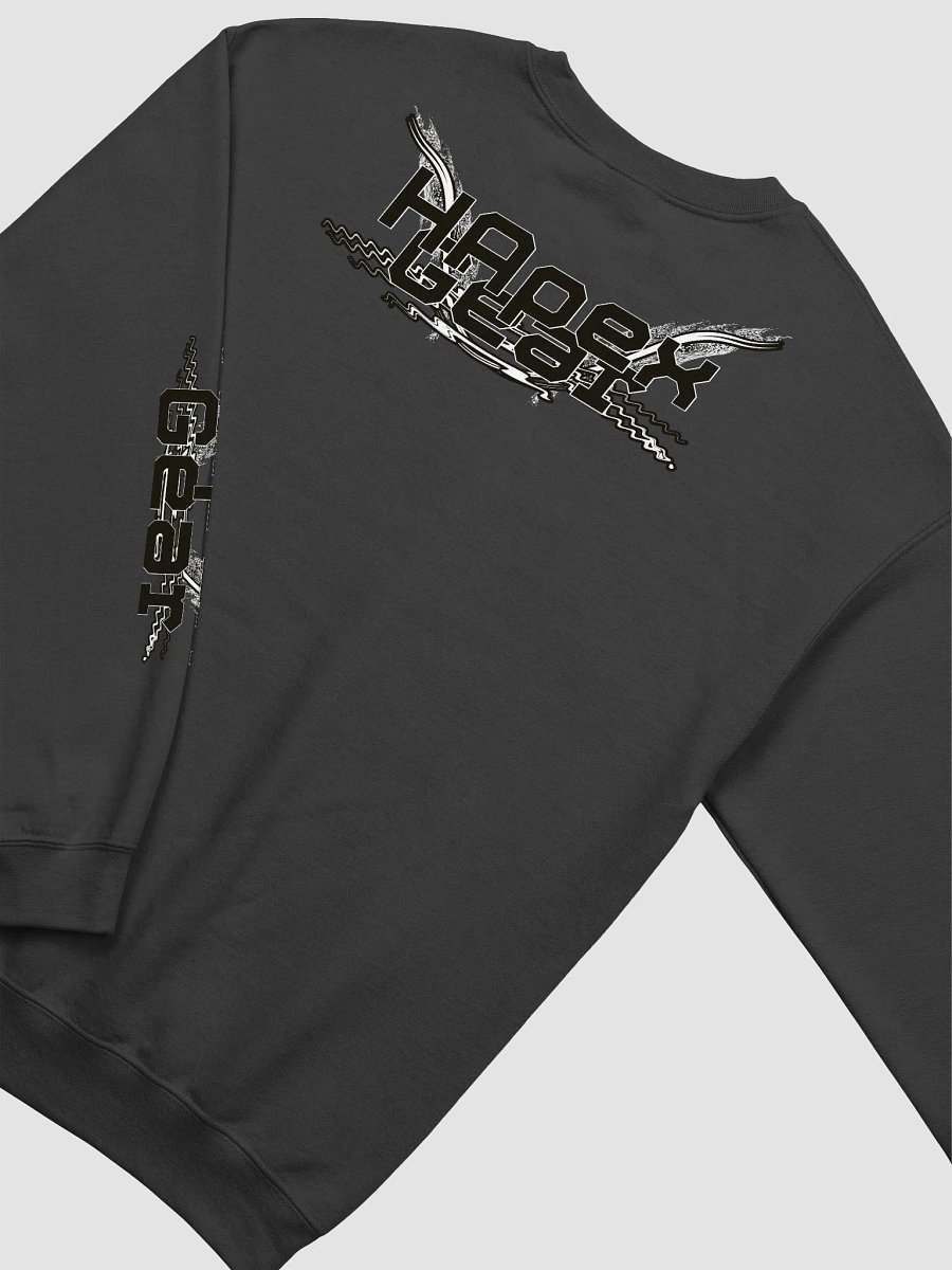 Classic Crewneck Sweatshirt - Black HApex Gear White Logo product image (13)