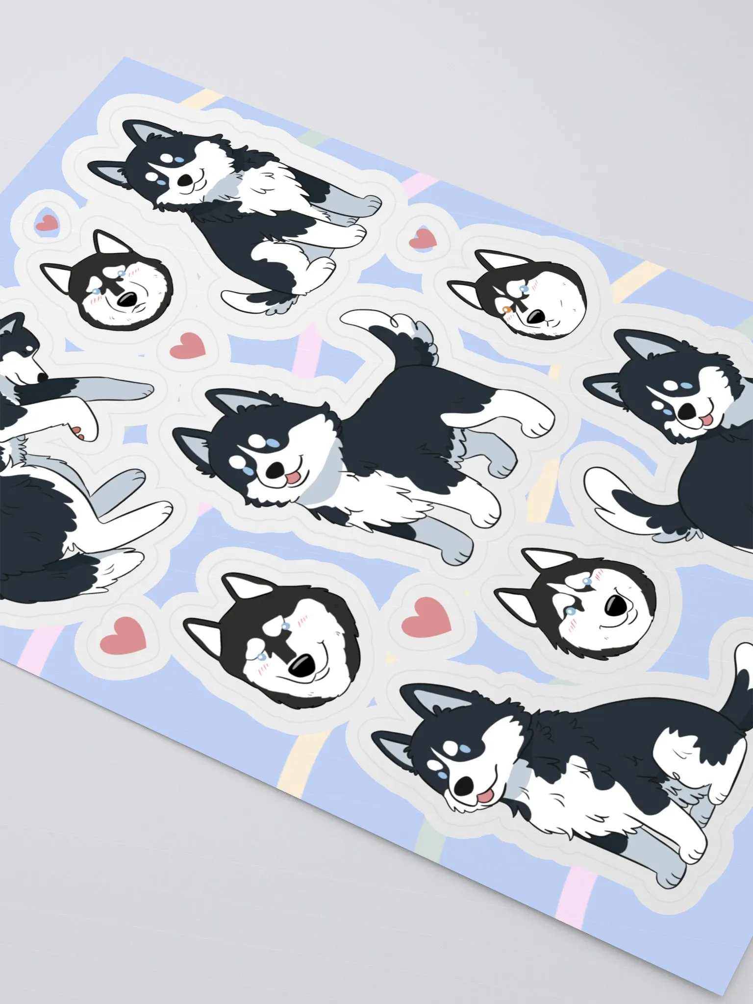 Husky Love Sticker Sheet product image (3)