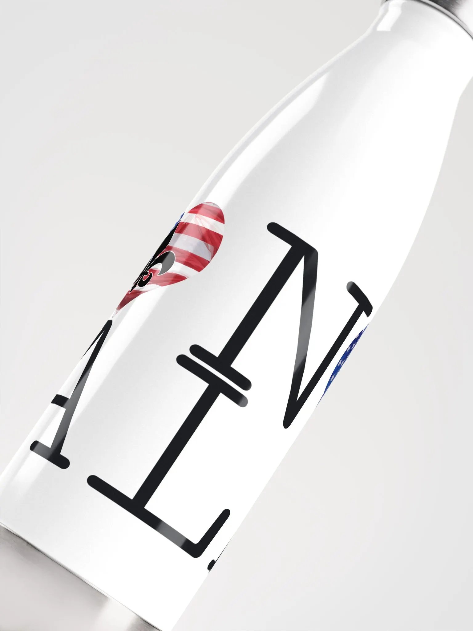 I LOVE NOLA **BIGSHOT BOTTLE** (USA HEART STAINLESS STEEL) product image (5)