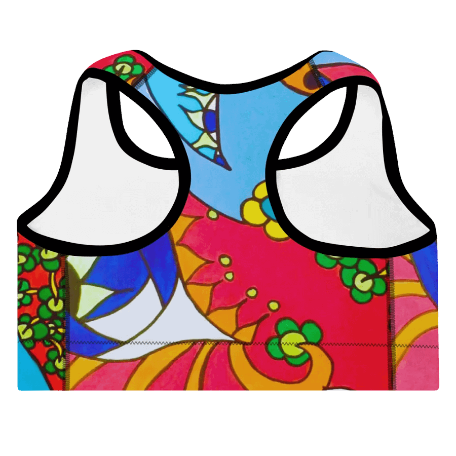Ethereal Vision All-Over Print Sports Bra product image (6)