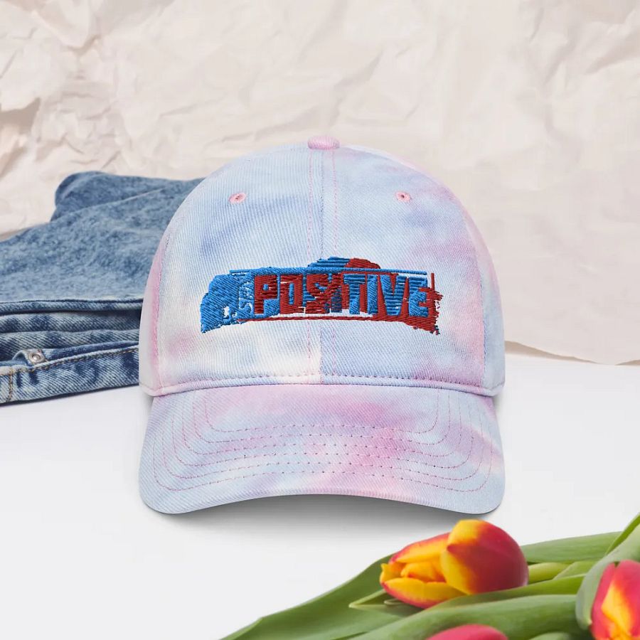 Stay Positive Tie-Dye Dad Cap product image (38)