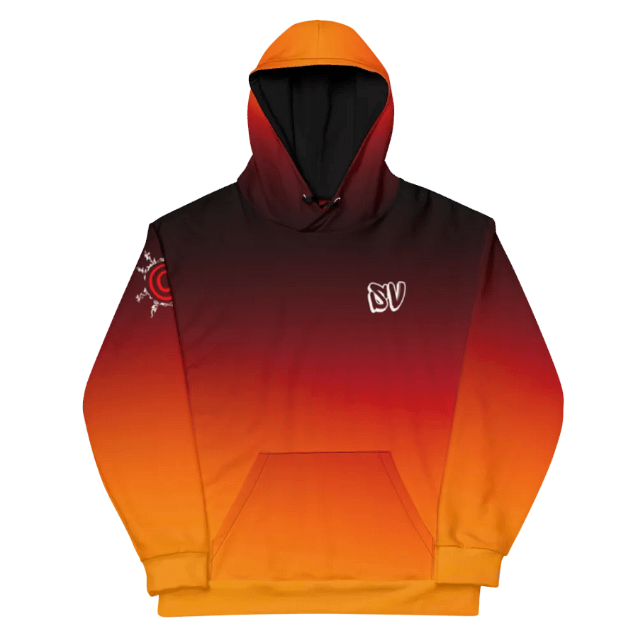 STRAIGHT VIBIN NEON COLOR FADE STYLE KURAMA + NARUTO HOODIE product image (11)