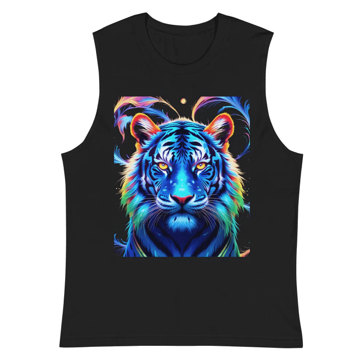 Neon Tiger Muscle Tank Bella+Canvas (Men's) product image (3)