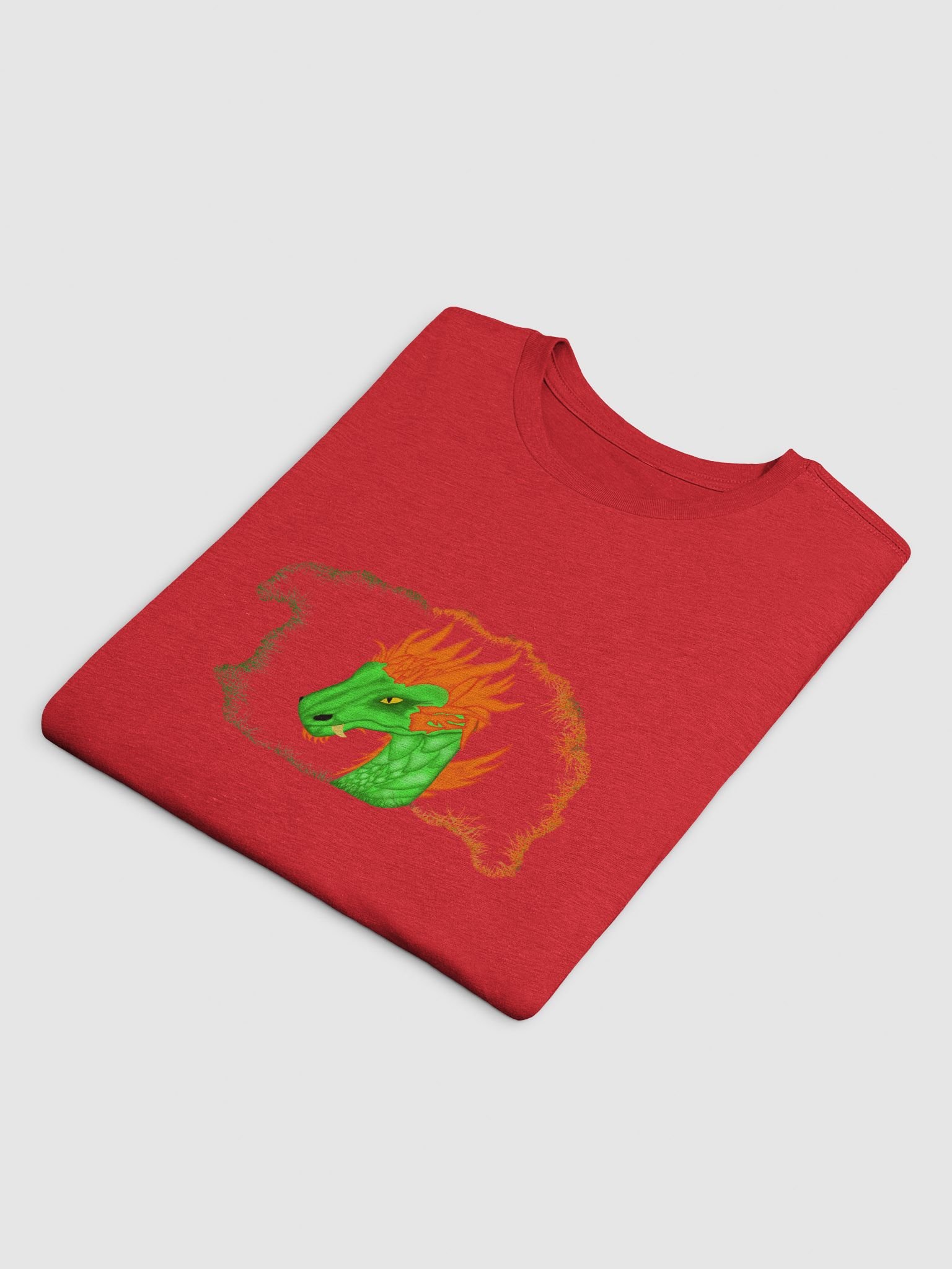 Vibrant Dragon Head Next Level T-Shirt product image (4)