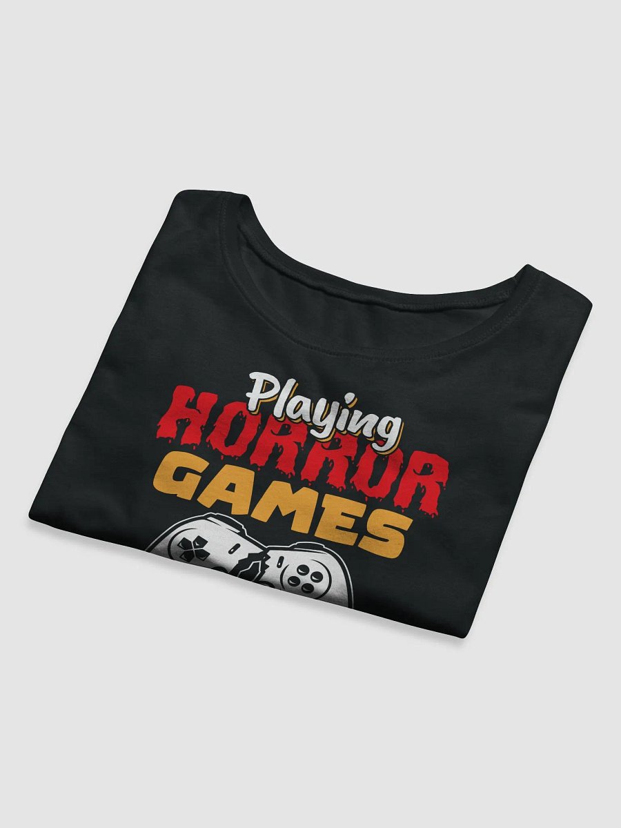 Playing Horror Games Is My Cardio - Short Cut Tee product image (5)