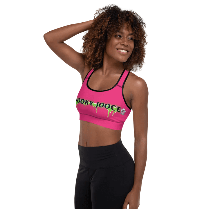 SPOOKY JOOCE Padded Sports Bra - Hot Pink product image (2)