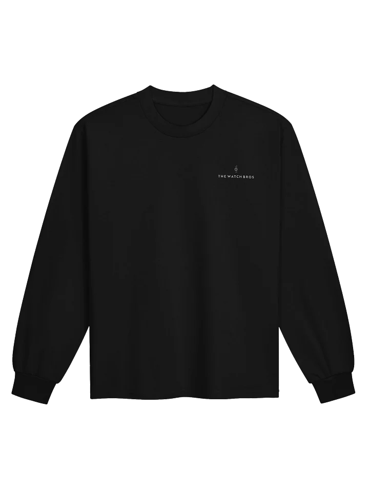 Logo Long Sleeve – "White on Black" product image (1)